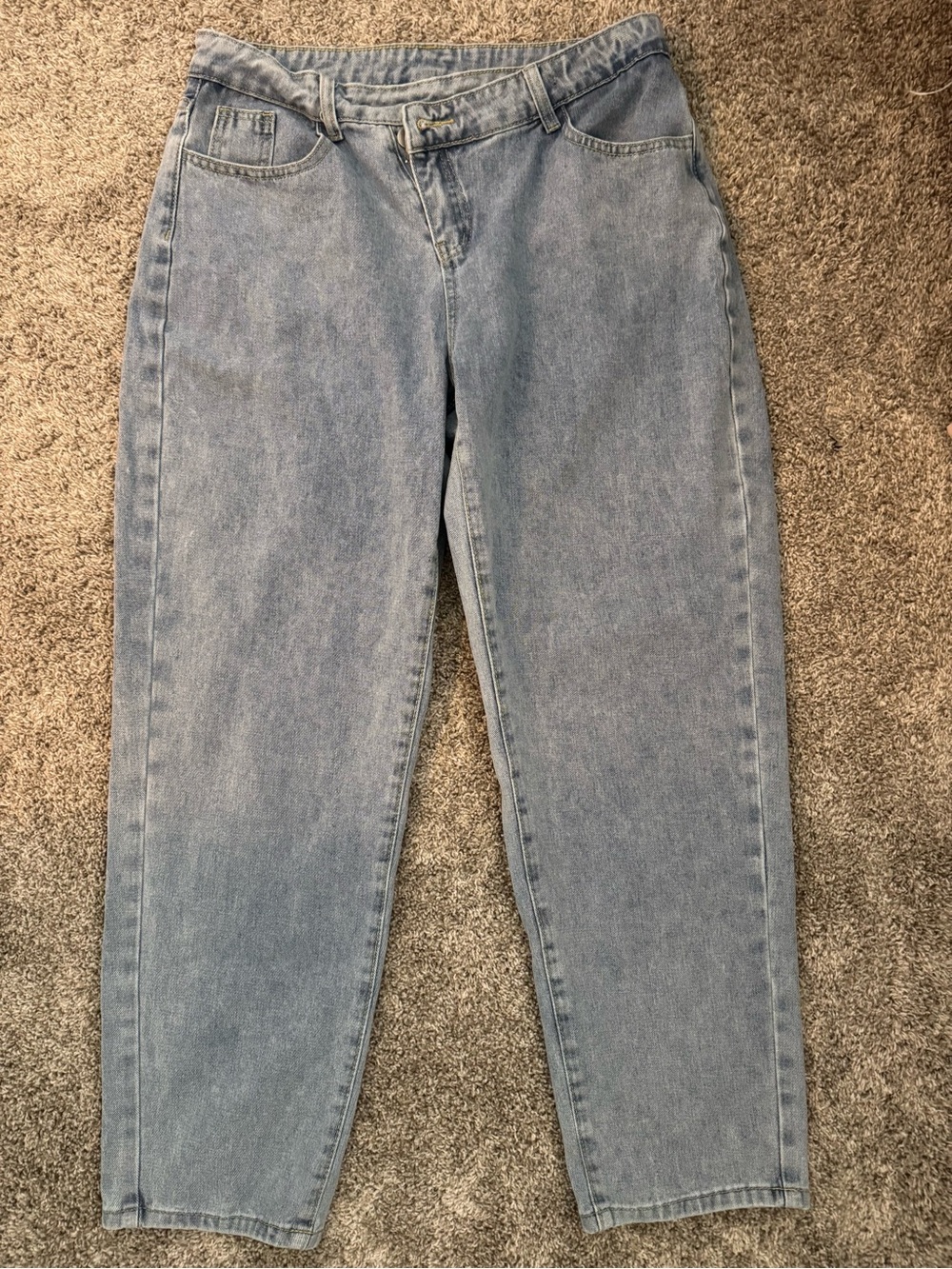 SHEIN Light Blue Boyfriend Jeans